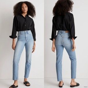 Madewell The Perfect Vintage Straight Jean Ferman Wash Size 27 MSRP $128